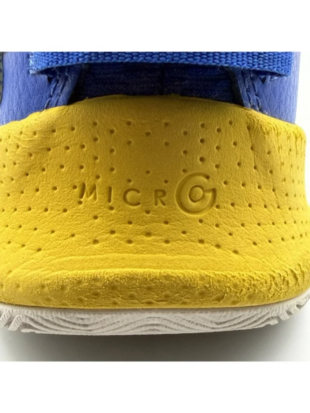 Under Armour Curry Flow 8 Youth Kids Basketball Shoes Blue Yellow Size 6Y